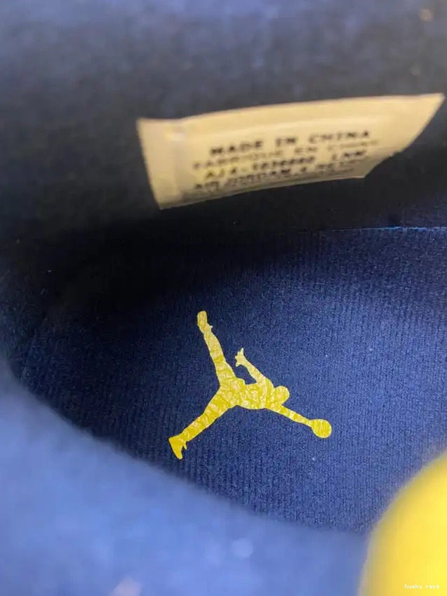 Rep Husky (PE) Jordan Michigan 4 Retro Air AJ4-1036660 0620
